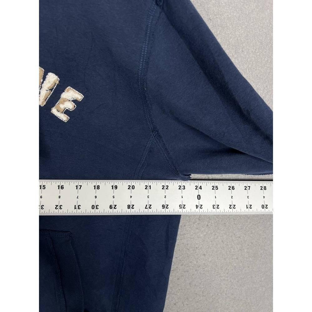 Original Vintage TRIPLE 555 FIVE SOUL Embroidered Hoodie XL Blue NYC - Picture 4 of 8